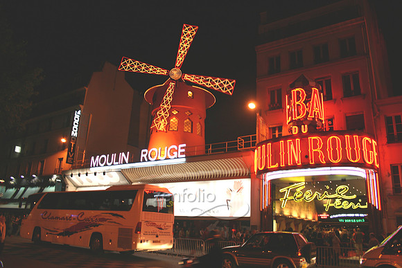 Photograph of the iconic Moulin Rouge by Crystal Nederman