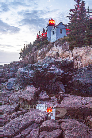 Bass Harbor Light Reflection HDR 1067_2015