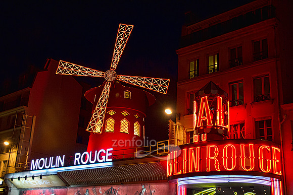 Photograph of the Moulin Rouge Windmill by Crystal Nederman